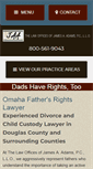 Mobile Screenshot of fathersrightsomaha.com
